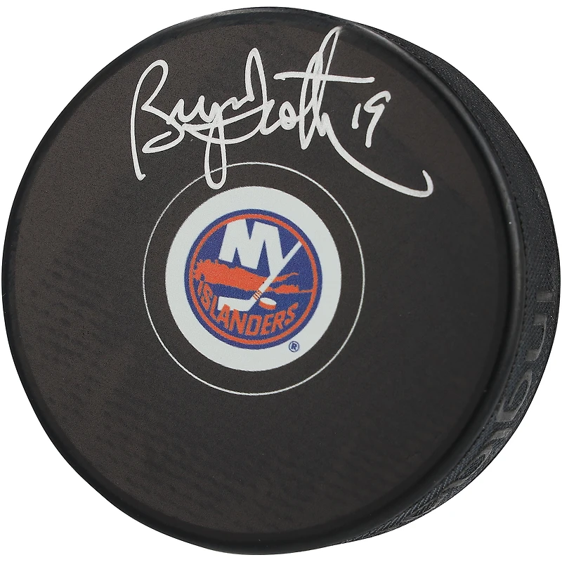 Bryan Trottier New York Islanders Autographed Hockey Puck