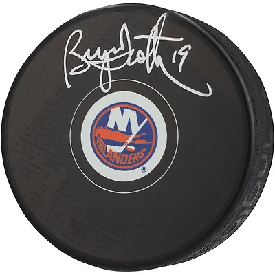 Bryan Trottier New York Islanders Autographed Hockey Puck