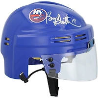 Bryan Trottier New York Islanders Autographed Blue Mini Helmet