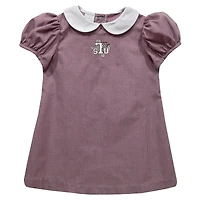 Girls Toddler Vive La Fete Maroon Texas Southern Tigers Gingham Puffy A-Line Dress