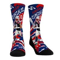 Unisex Youth Rock Em Socks Christian Gonzalez Navy New England Patriots Playmaker Crew Socks