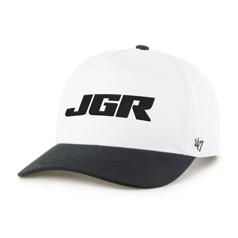 Men's '47  White/Black Joe Gibbs Racing NASCAR Two-Tone Team Adjustable Hitch Hat