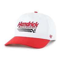 Men's '47  White/Red Hendrick Motorsports NASCAR Two-Tone Team Adjustable Hitch Hat