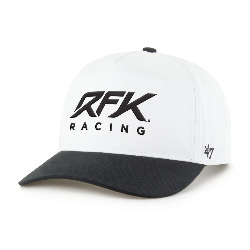 Men's '47  White/Black Roush Fenway Keselowski Racing NASCAR Two-Tone Team Adjustable Hitch Hat