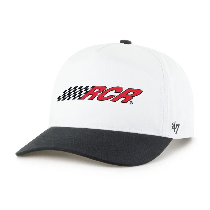 Men's '47  White/Black Richard Childress Racing NASCAR Two-Tone Team Adjustable Hitch Hat