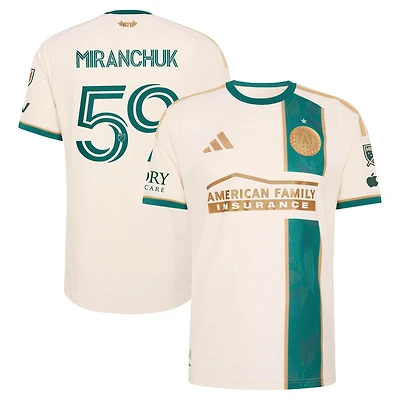 Men's adidas Aleksei Miranchuk Tan Atlanta United FC 2026 Spirit of '96 On-Field Authentic Patch Jersey