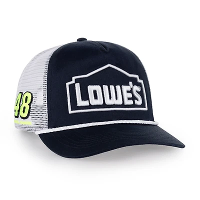 Men's '47 Jimmie Johnson Navy NASCAR Legendary Triple Hit Rope Hitch Adjustable Hat
