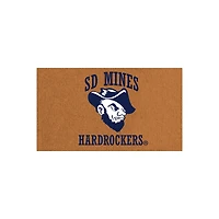 South Dakota School of Mines and Technology Hardrockers 28" x 16" Team Logo Outdoor Coir Mat