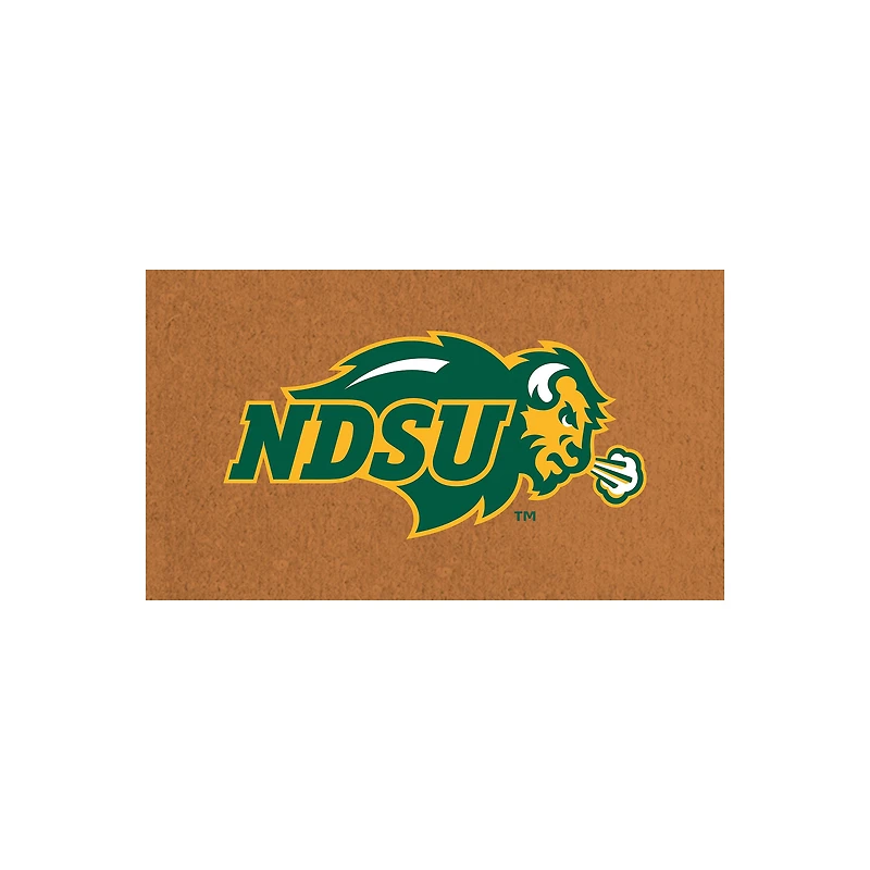 NDSU Bison 28" x 16" Team Logo Outdoor Coir Mat