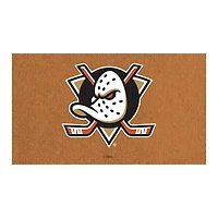 Anaheim Ducks 28" x 16" Team Logo Outdoor Coir Mat