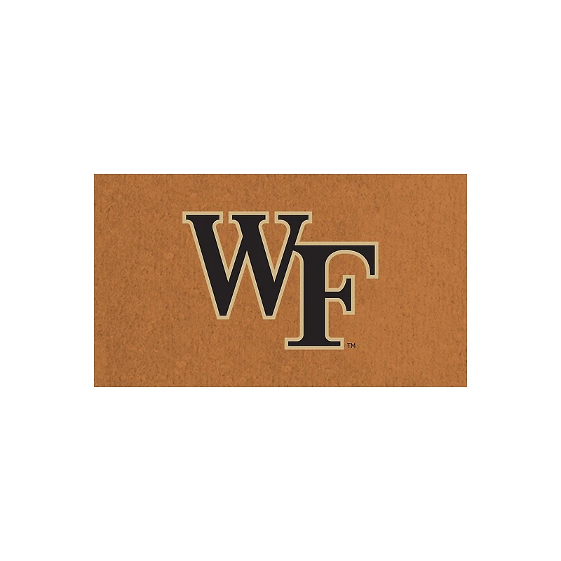 Wake Forest Demon Deacons 28" x 16" Team Logo Outdoor Coir Mat