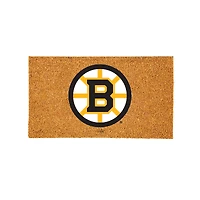 Boston Bruins 28" x 16" Team Logo Outdoor Coir Mat