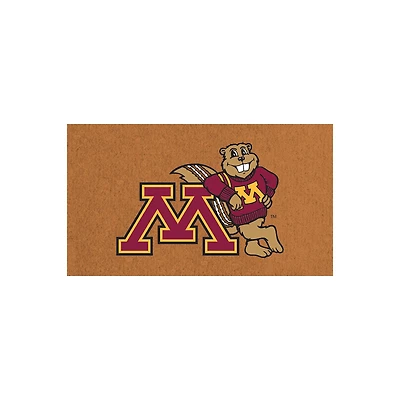 Minnesota Golden Gophers 28" x 16" Team Logo Outdoor Coir Mat