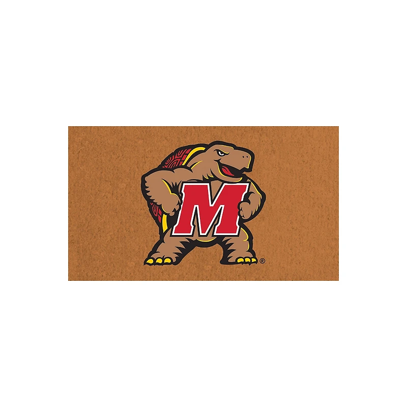 Maryland Terrapins 28" x 16" Team Logo Outdoor Coir Mat