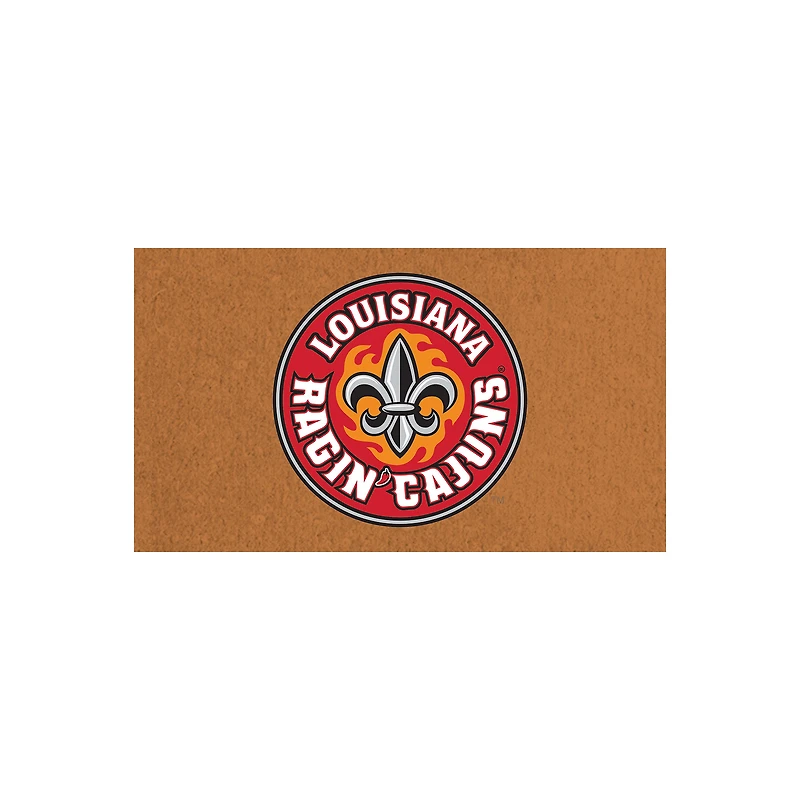 Louisiana Ragin' Cajuns 28" x 16" Team Logo Outdoor Coir Mat
