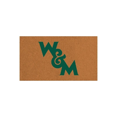 William & Mary Tribe 28" x 16" Team Logo Outdoor Coir Mat