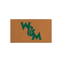 William & Mary Tribe 28" x 16" Team Logo Outdoor Coir Mat