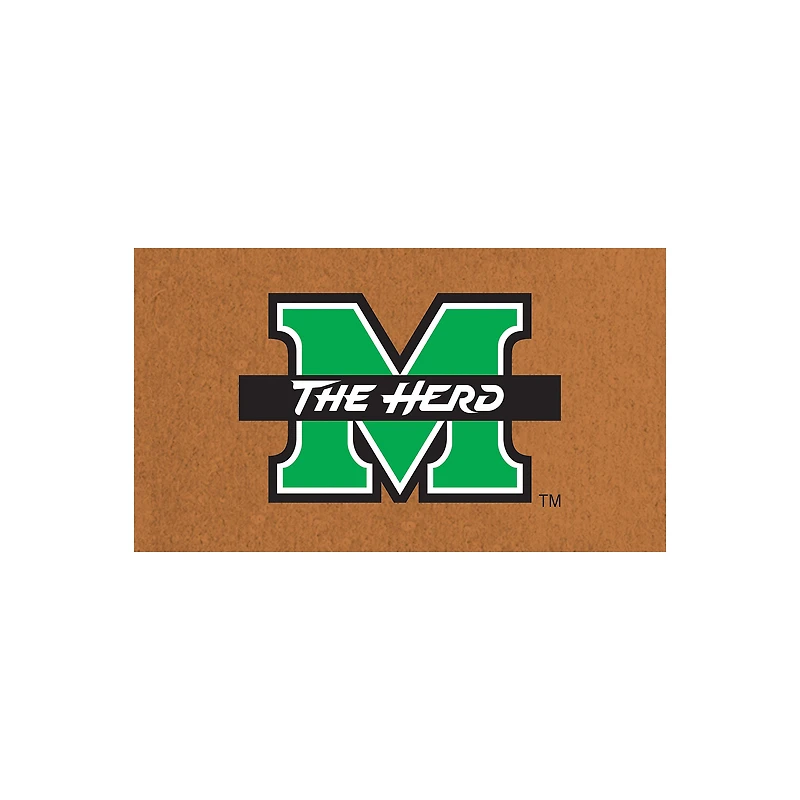 Marshall Thundering Herd 28" x 16" Team Logo Outdoor Coir Mat