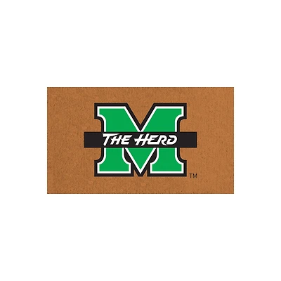 Marshall Thundering Herd 28" x 16" Team Logo Outdoor Coir Mat