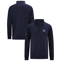 Men's Levelwear Navy Tampa Bay Lightning Chameleon Quarter-Zip Sweatshirt