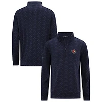 Men's Levelwear Navy Ottawa Senators Chameleon Quarter-Zip Sweatshirt