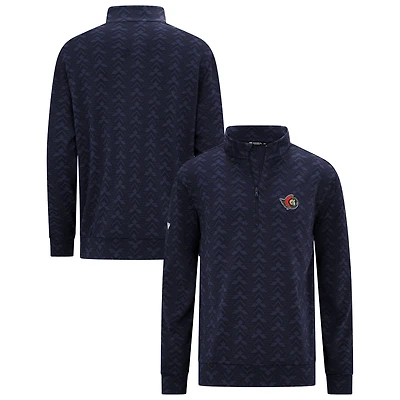 Men's Levelwear Navy Ottawa Senators Chameleon Quarter-Zip Sweatshirt