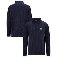 Men's Levelwear Navy Buffalo Sabres Chameleon Quarter-Zip Sweatshirt