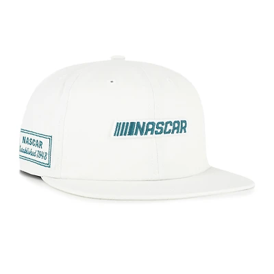 Men's '47  White NASCAR Contemporary Relaxed Captain Adjustable Hat