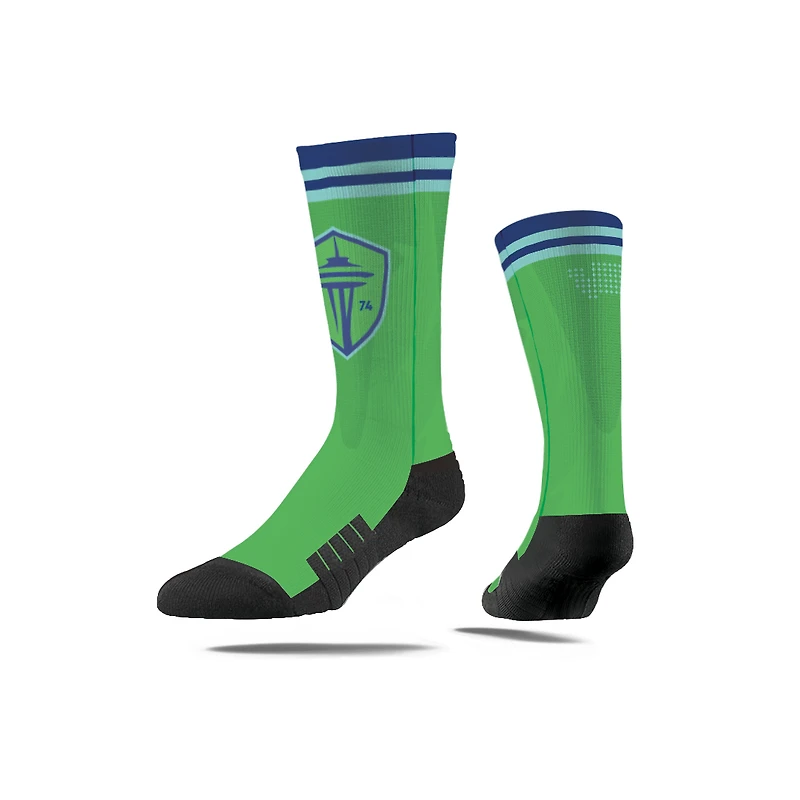 Unisex Strideline  Seattle Sounders FC Jersey Hook Premium Crew Socks