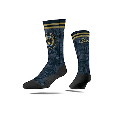 Unisex Strideline  Philadelphia Union Jersey Hook Premium Crew Socks