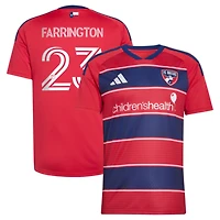 Men's adidas Logan Farrington Red FC Dallas 2026 DNA Kit Replica Jersey