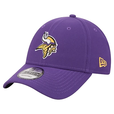 Men's New Era  Purple Minnesota Vikings Core Team 9FORTY Adjustable Hat