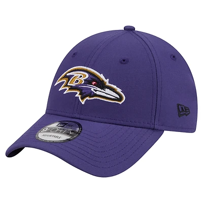 Men's New Era  Purple Baltimore Ravens Core Team 9FORTY Adjustable Hat