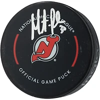 Martin Brodeur New Jersey Devils Autographed Official Game Puck