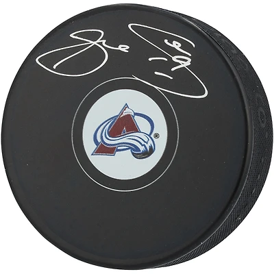 Joe Sakic Colorado Avalanche Autographed Hockey Puck