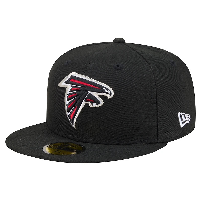 Men's New Era Black Atlanta Falcons 59FIFTY Fitted Hat