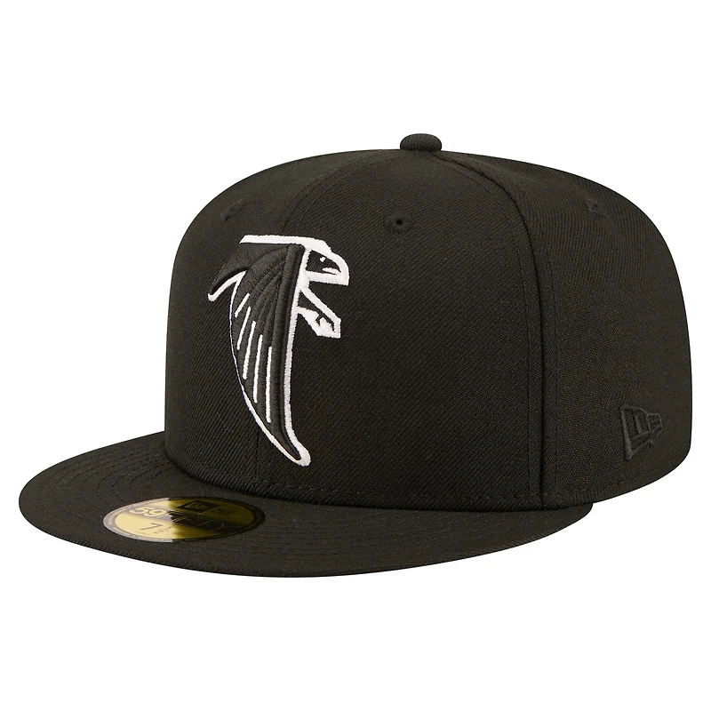 Men's New Era Black Atlanta Falcons 59FIFTY Fitted Hat