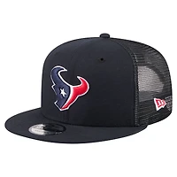 Men's New Era  Navy Houston Texans Core Team 9FIFTY Trucker Snapback Hat