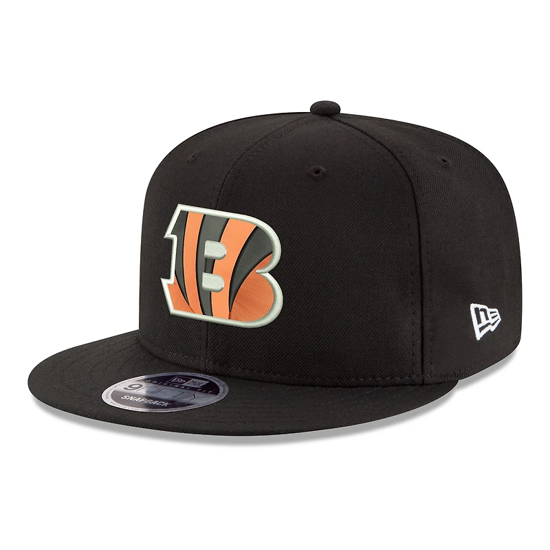 Men's New Era Black Cincinnati Bengals 9FIFTY Snapback Hat