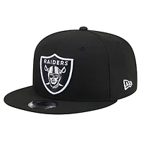 Men's New Era  Black Las Vegas Raiders 9FIFTY Snapback Hat