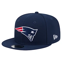 Men's New Era  Navy New England Patriots 9FIFTY Snapback Hat