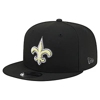 Men's New Era  Black New Orleans Saints 9FIFTY Snapback Hat