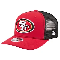 Men's New Era  Red San Francisco 49ers 9SEVENTY Trucker Adjustable Hat