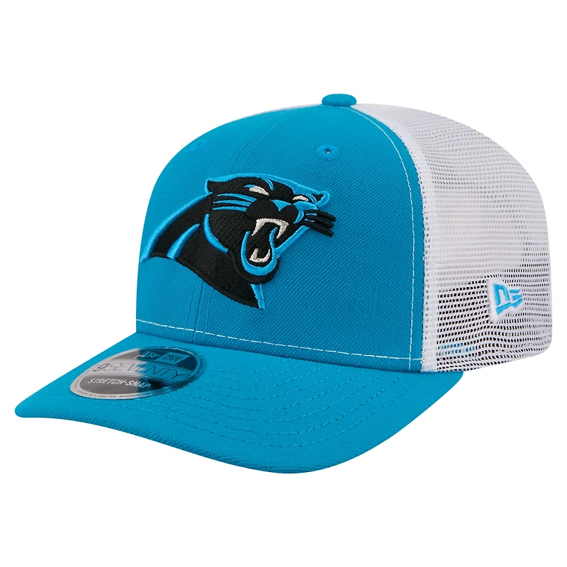 Men's New Era  Blue Carolina Panthers 9SEVENTY Trucker Adjustable Hat