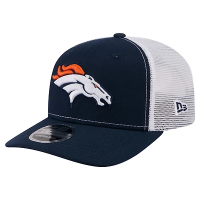Men's New Era  Navy Denver Broncos 9SEVENTY Trucker Adjustable Hat