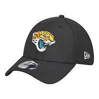Men's New Era  Black Jacksonville Jaguars Core Team 39THIRTY Flex Hat