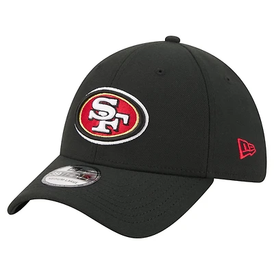 Men's New Era Black San Francisco 49ers Core Team 39THIRTY Flex Hat