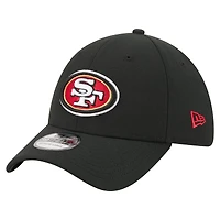Men's New Era  Black San Francisco 49ers Core Team 39THIRTY Flex Hat