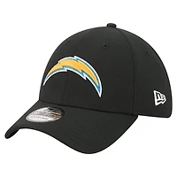 Men's New Era  Black Los Angeles Chargers Core Team 39THIRTY Flex Hat
