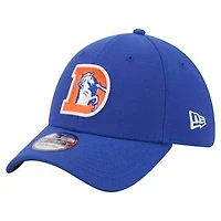 Men's New Era  Royal Denver Broncos Core Team 39THIRTY Flex Hat